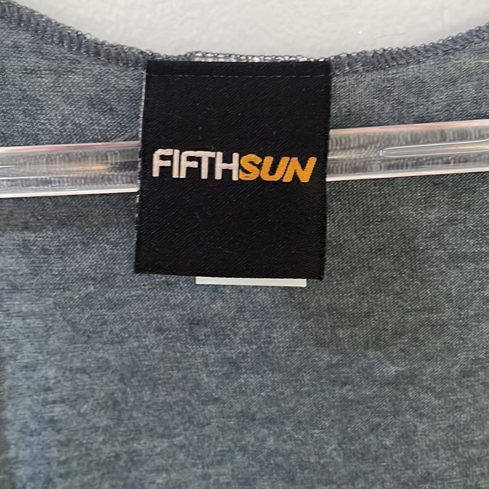FIFTH SUN Mom Fuel Wine tank top funny baby shower gift large NWOT - Picture 4 of 5